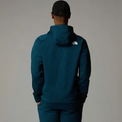 Sale The North Face Sweat à Capuche Zippé Reaxion Pour Homme Midnight Petrol Dark Heather-Asphalt Grey