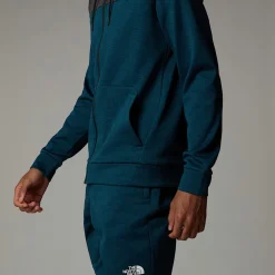 Sale The North Face Sweat à Capuche Zippé Reaxion Pour Homme Midnight Petrol Dark Heather-Asphalt Grey