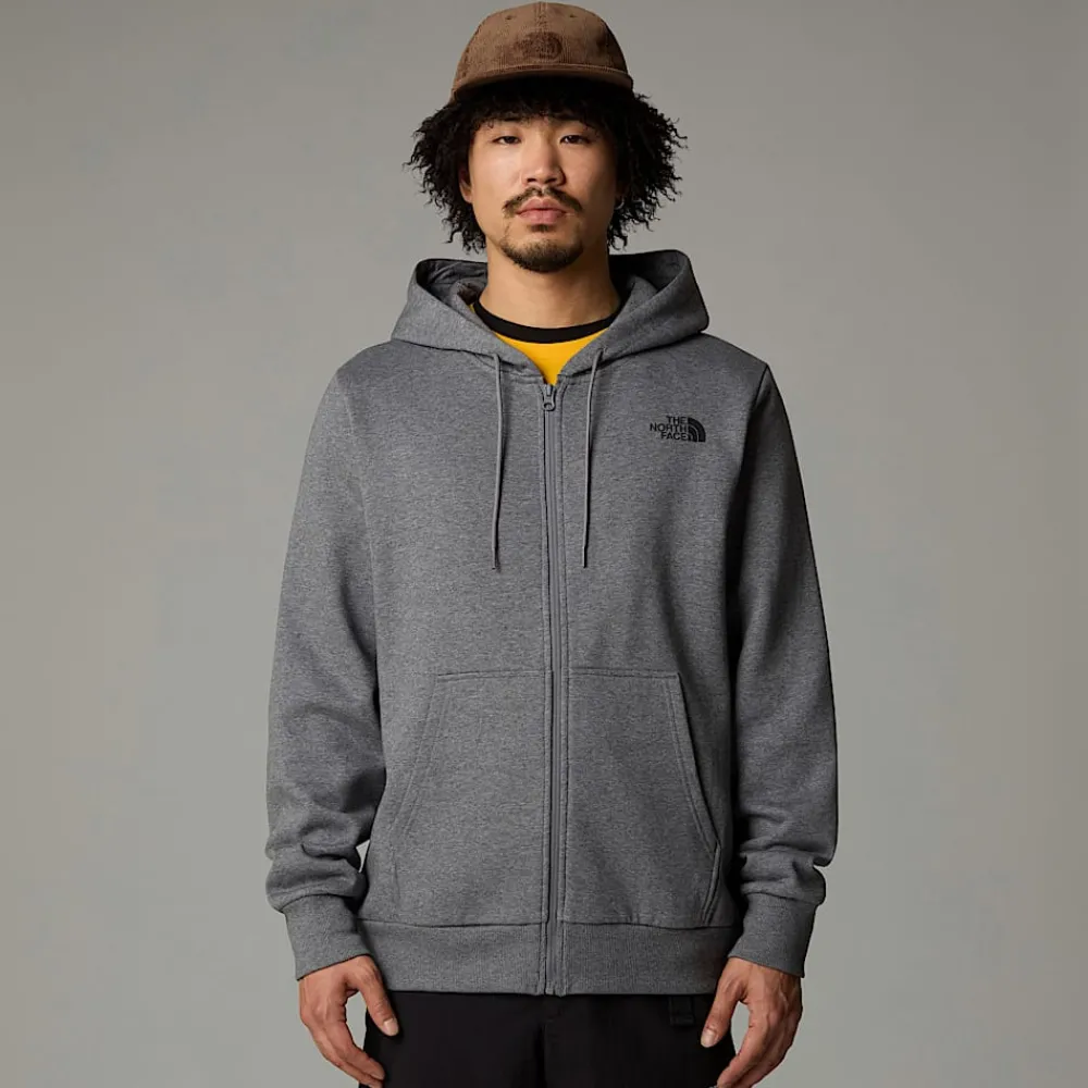 Sale The North Face Sweat à Capuche Zippé Simple Dome Pour Homme TNF Medium Grey Heather