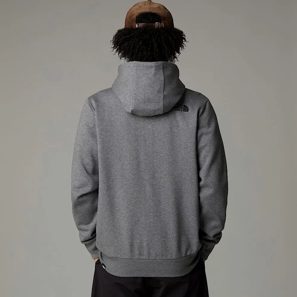 Sale The North Face Sweat à Capuche Zippé Simple Dome Pour Homme TNF Medium Grey Heather