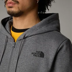Sale The North Face Sweat à Capuche Zippé Simple Dome Pour Homme TNF Medium Grey Heather