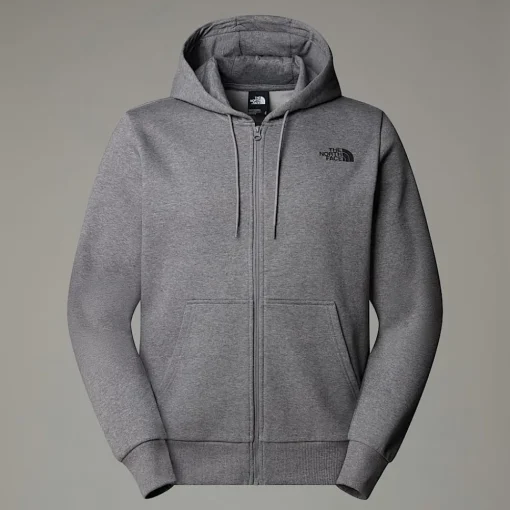 Sale The North Face Sweat à Capuche Zippé Simple Dome Pour Homme TNF Medium Grey Heather