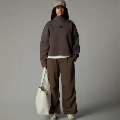 Clearance The North Face Sweat à Col Cheminée Pour Femme Smokey Brown Heather