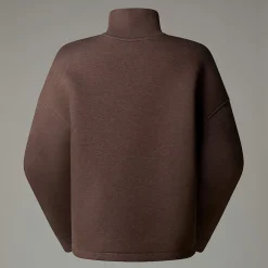 Clearance The North Face Sweat à Col Cheminée Pour Femme Smokey Brown Heather