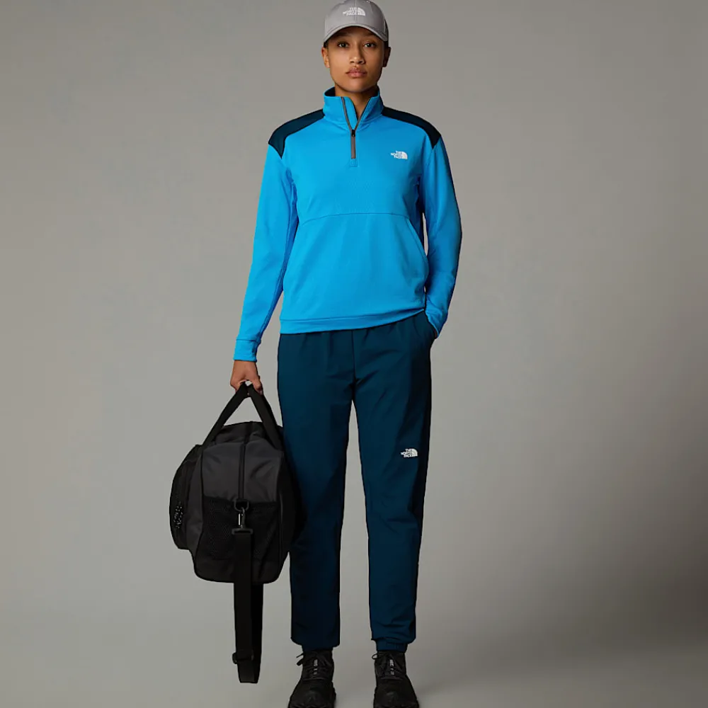 Online The North Face Sweat à Col Zippé Kikash Pour Femme Belay Blue