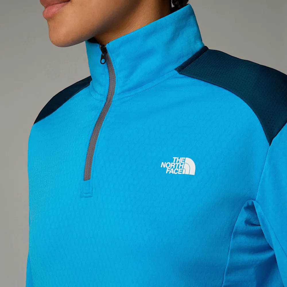 Online The North Face Sweat à Col Zippé Kikash Pour Femme Belay Blue