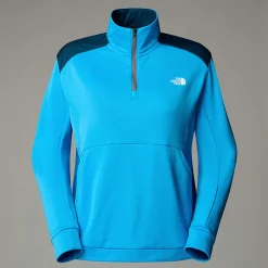 Online The North Face Sweat à Col Zippé Kikash Pour Femme Belay Blue