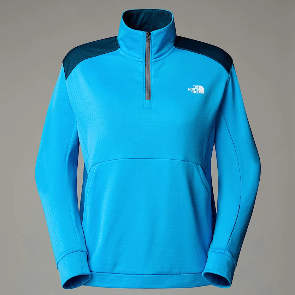 Online The North Face Sweat à Col Zippé Kikash Pour Femme Belay Blue