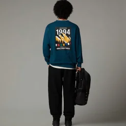 Sale The North Face Sweat Anniversary Pour Homme Midnight Petrol