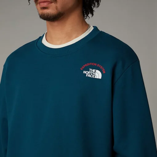 Sale The North Face Sweat Anniversary Pour Homme Midnight Petrol