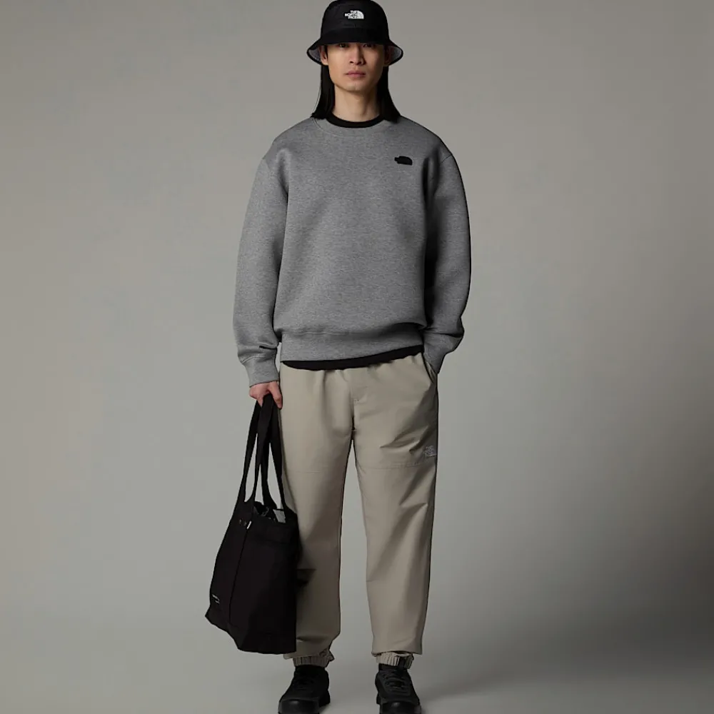 Shop The North Face Sweat Col Rond Pour Homme Metallic Silver Heather