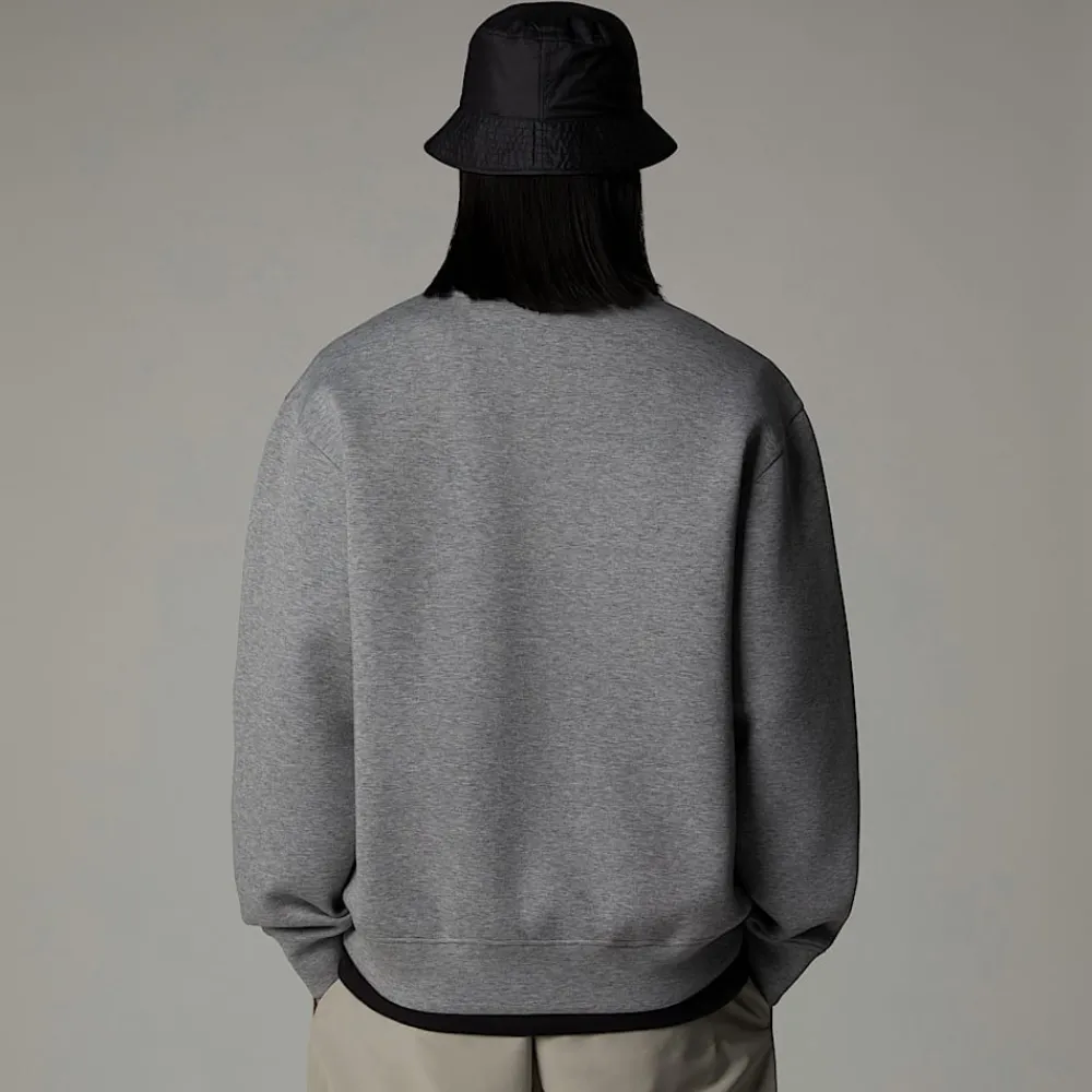 Shop The North Face Sweat Col Rond Pour Homme Metallic Silver Heather
