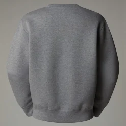 Shop The North Face Sweat Col Rond Pour Homme Metallic Silver Heather