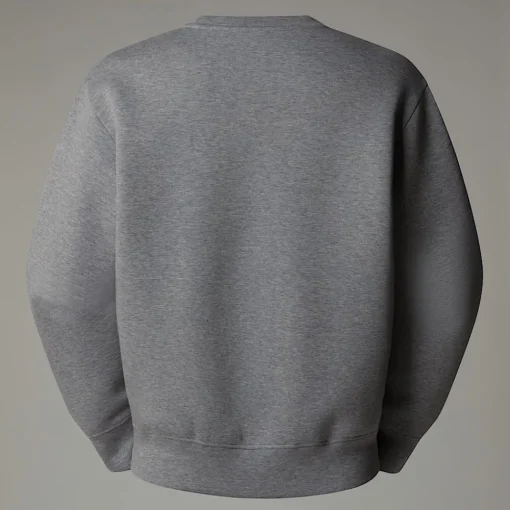 Shop The North Face Sweat Col Rond Pour Homme Metallic Silver Heather