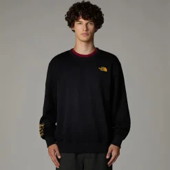 Sale The North Face Sweat Décontracté Outdoor Multi Graphic Pour Homme TNF Black-Khaki Stone