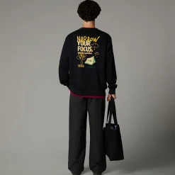 Sale The North Face Sweat Décontracté Outdoor Multi Graphic Pour Homme TNF Black-Khaki Stone