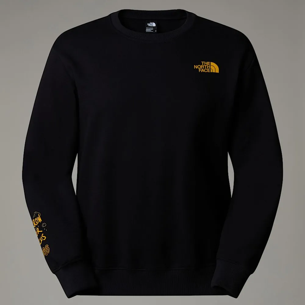 Sale The North Face Sweat Décontracté Outdoor Multi Graphic Pour Homme TNF Black-Khaki Stone