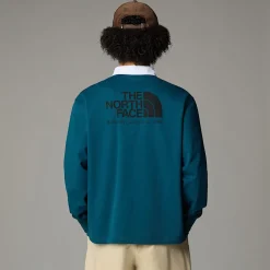 Discount The North Face Sweat Heritage Rugby Pour Homme Midnight Petrol