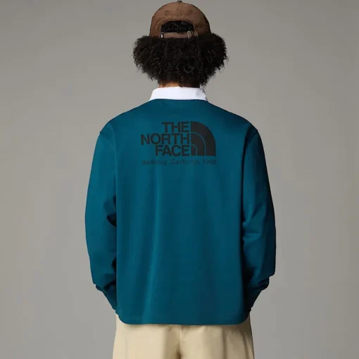 Discount The North Face Sweat Heritage Rugby Pour Homme Midnight Petrol