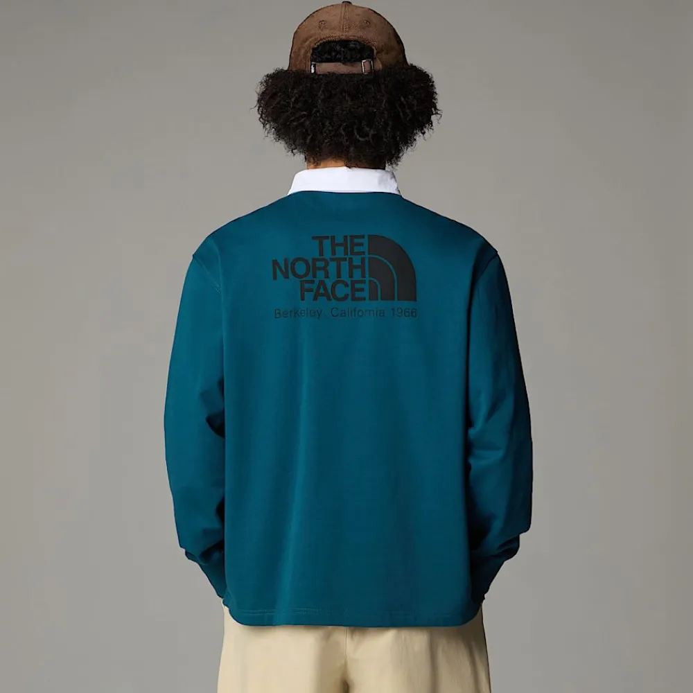 Discount The North Face Sweat Heritage Rugby Pour Homme Midnight Petrol