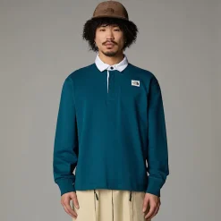 Discount The North Face Sweat Heritage Rugby Pour Homme Midnight Petrol