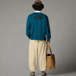 Discount The North Face Sweat Heritage Rugby Pour Homme Midnight Petrol