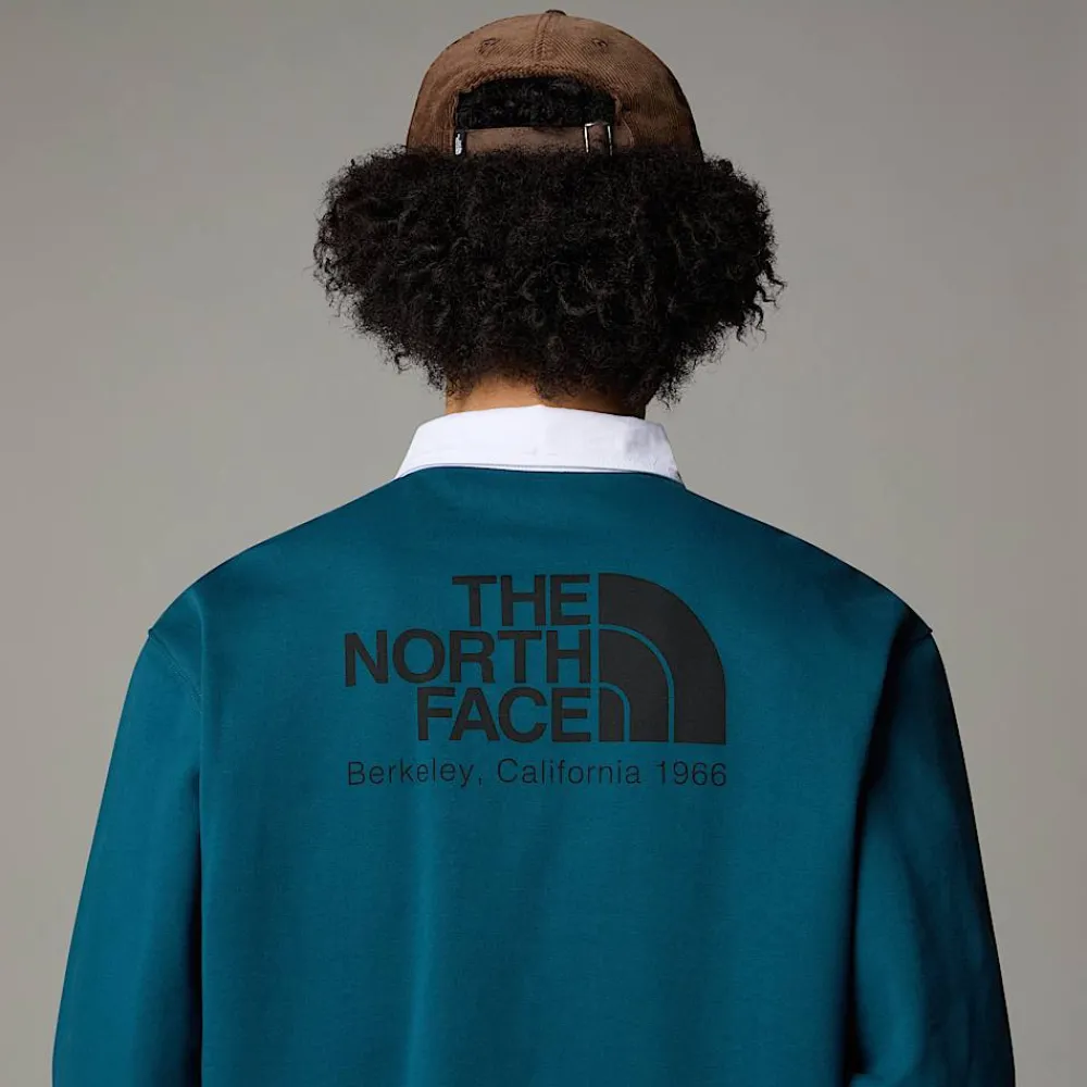 Discount The North Face Sweat Heritage Rugby Pour Homme Midnight Petrol