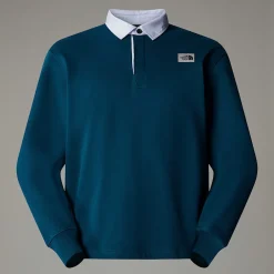 Discount The North Face Sweat Heritage Rugby Pour Homme Midnight Petrol