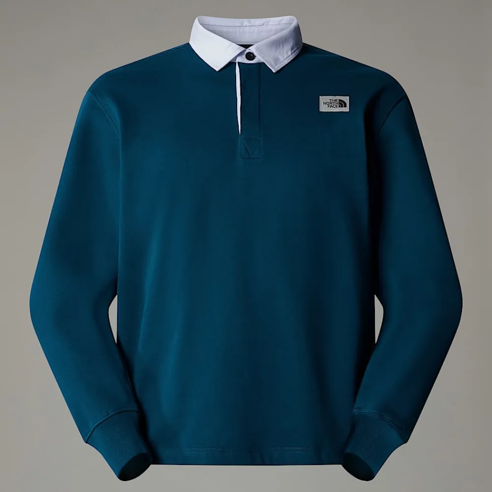Discount The North Face Sweat Heritage Rugby Pour Homme Midnight Petrol
