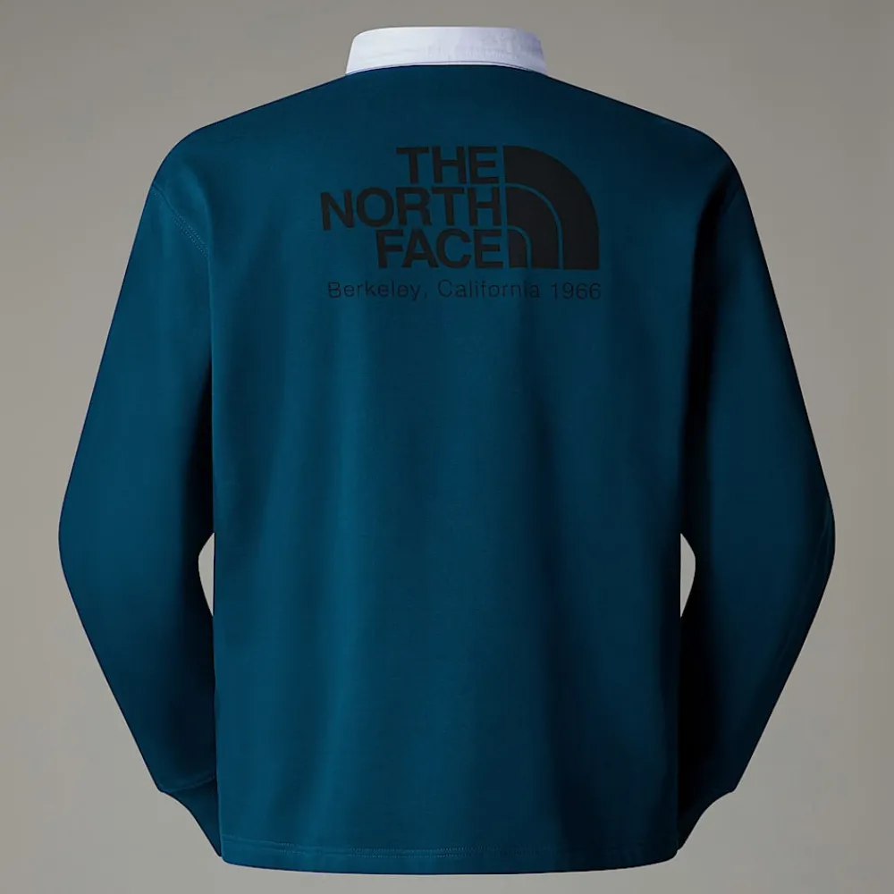 Discount The North Face Sweat Heritage Rugby Pour Homme Midnight Petrol