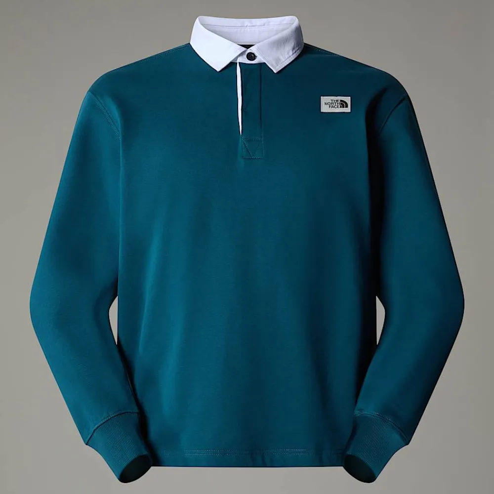 Discount The North Face Sweat Heritage Rugby Pour Homme Midnight Petrol