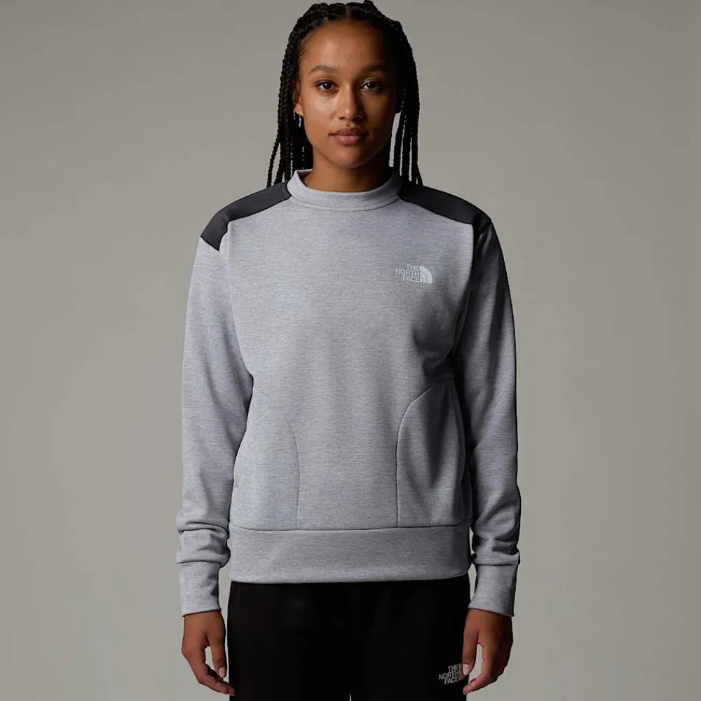Best The North Face Sweat Reaxion Pour Femme TNF Light Grey Heather-Asphalt Grey