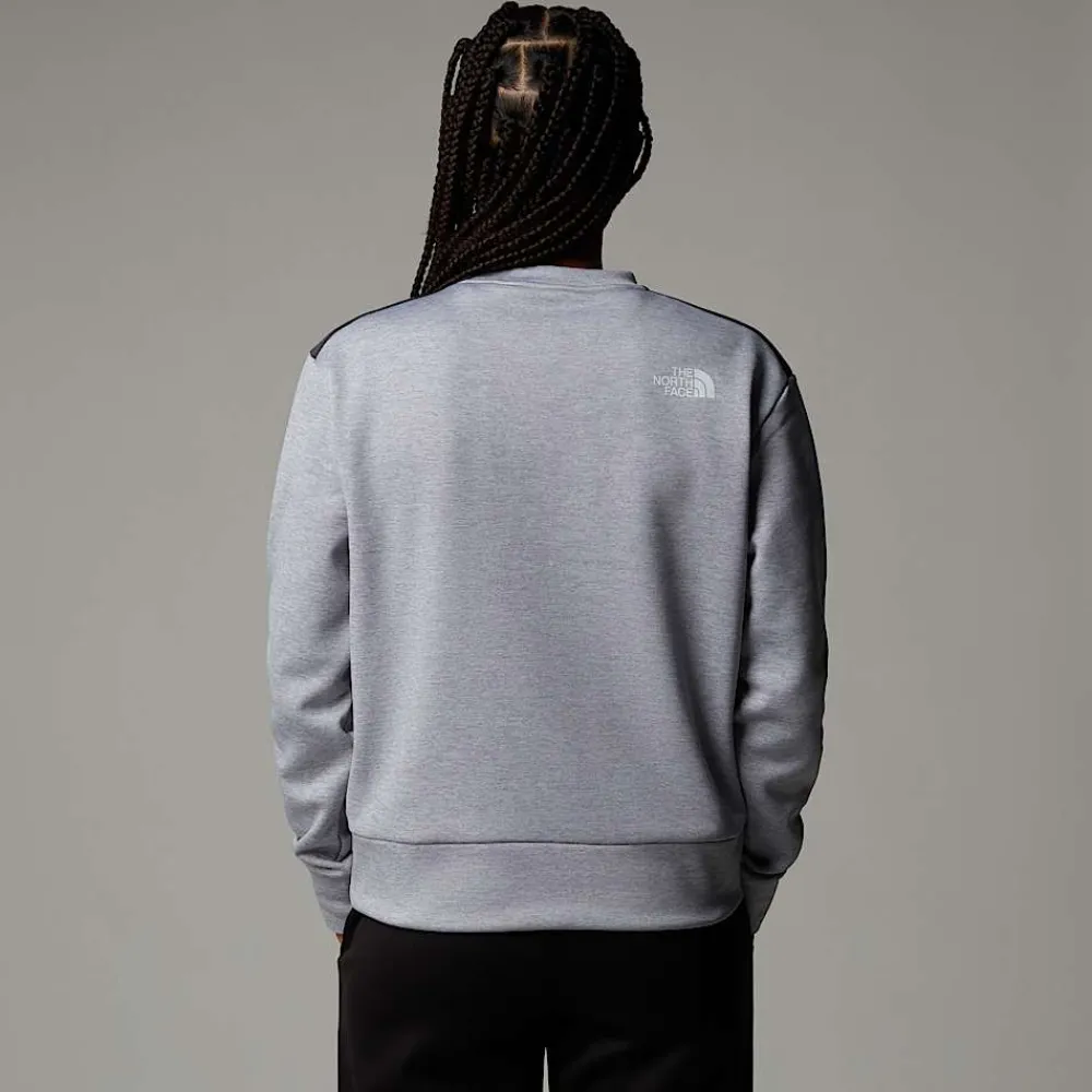 Best The North Face Sweat Reaxion Pour Femme TNF Light Grey Heather-Asphalt Grey