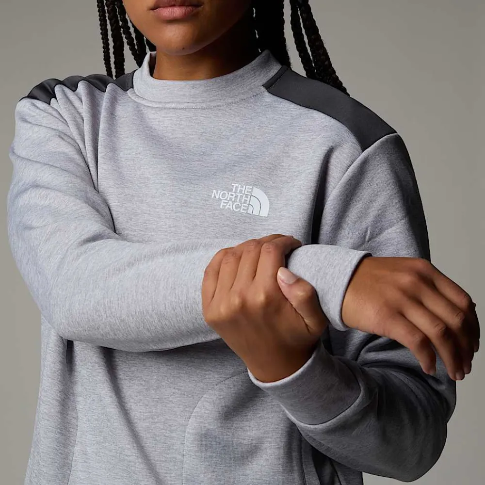 Best The North Face Sweat Reaxion Pour Femme TNF Light Grey Heather-Asphalt Grey