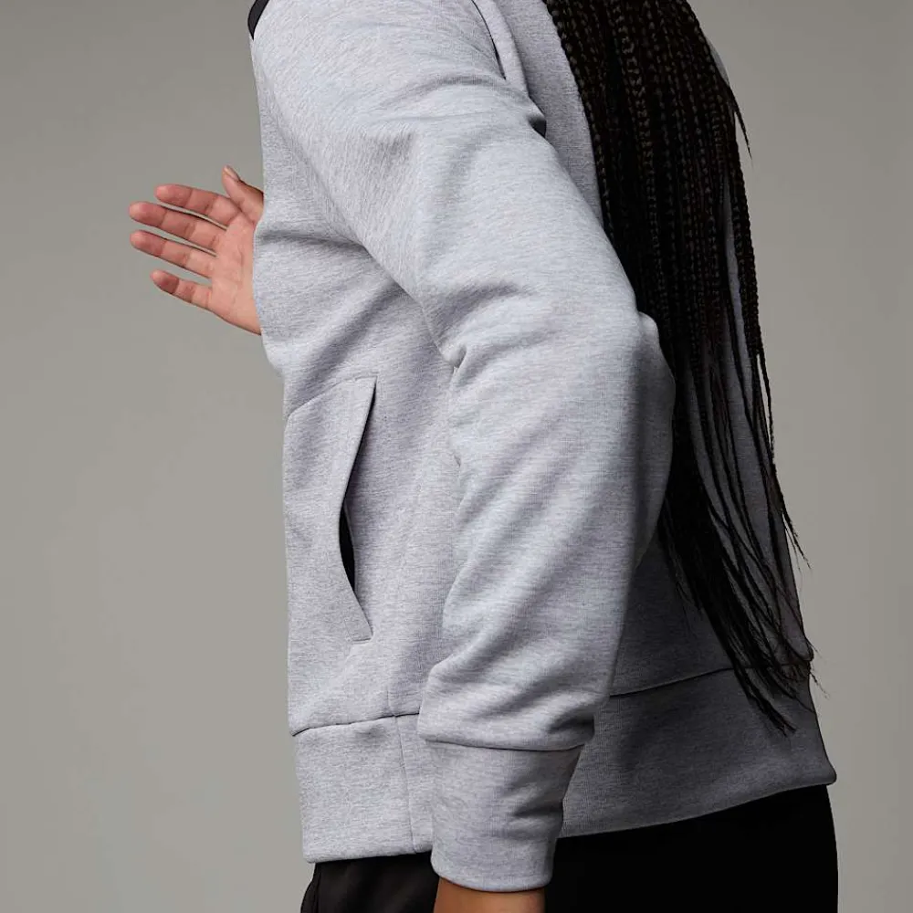 Best The North Face Sweat Reaxion Pour Femme TNF Light Grey Heather-Asphalt Grey
