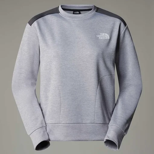 Best The North Face Sweat Reaxion Pour Femme TNF Light Grey Heather-Asphalt Grey