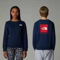 Store The North Face Sweat Redbox Pour Enfant Summit Navy
