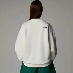 New The North Face Sweat Varsity Graphic Pour Femme White Dune