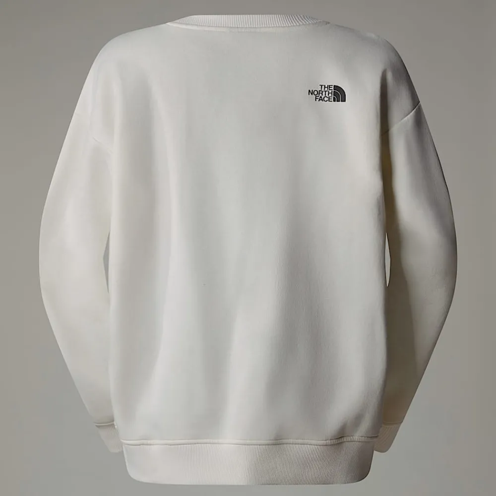 New The North Face Sweat Varsity Graphic Pour Femme White Dune
