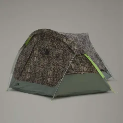 Fashion The North Face Tente Homestead Domey 3 personnes Rose Dawn Lichen LRG Print-Agave Green