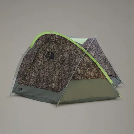 Fashion The North Face Tente Homestead Domey 3 personnes Rose Dawn Lichen LRG Print-Agave Green