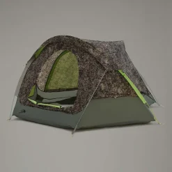 Fashion The North Face Tente Homestead Domey 3 personnes Rose Dawn Lichen LRG Print-Agave Green