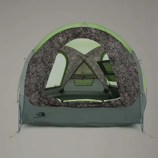 Fashion The North Face Tente Homestead Domey 3 personnes Rose Dawn Lichen LRG Print-Agave Green
