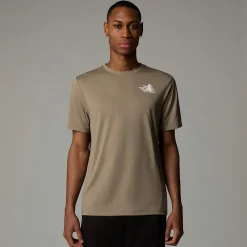 Clearance The North Face T-shirt 24/7 Graphic Pour Homme Cavern Grey