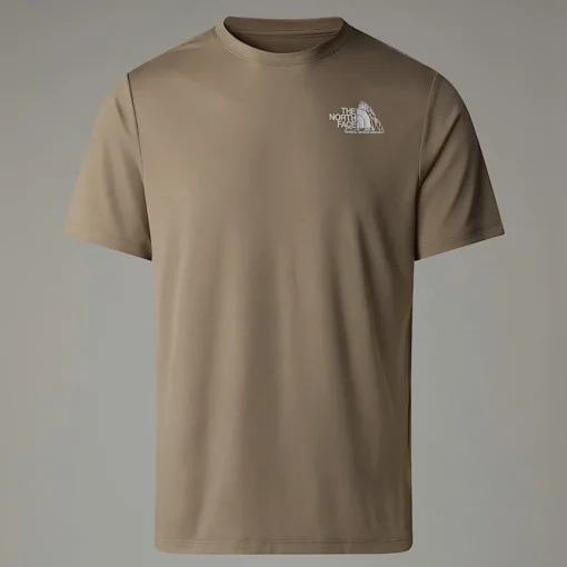 Clearance The North Face T-shirt 24/7 Graphic Pour Homme Cavern Grey