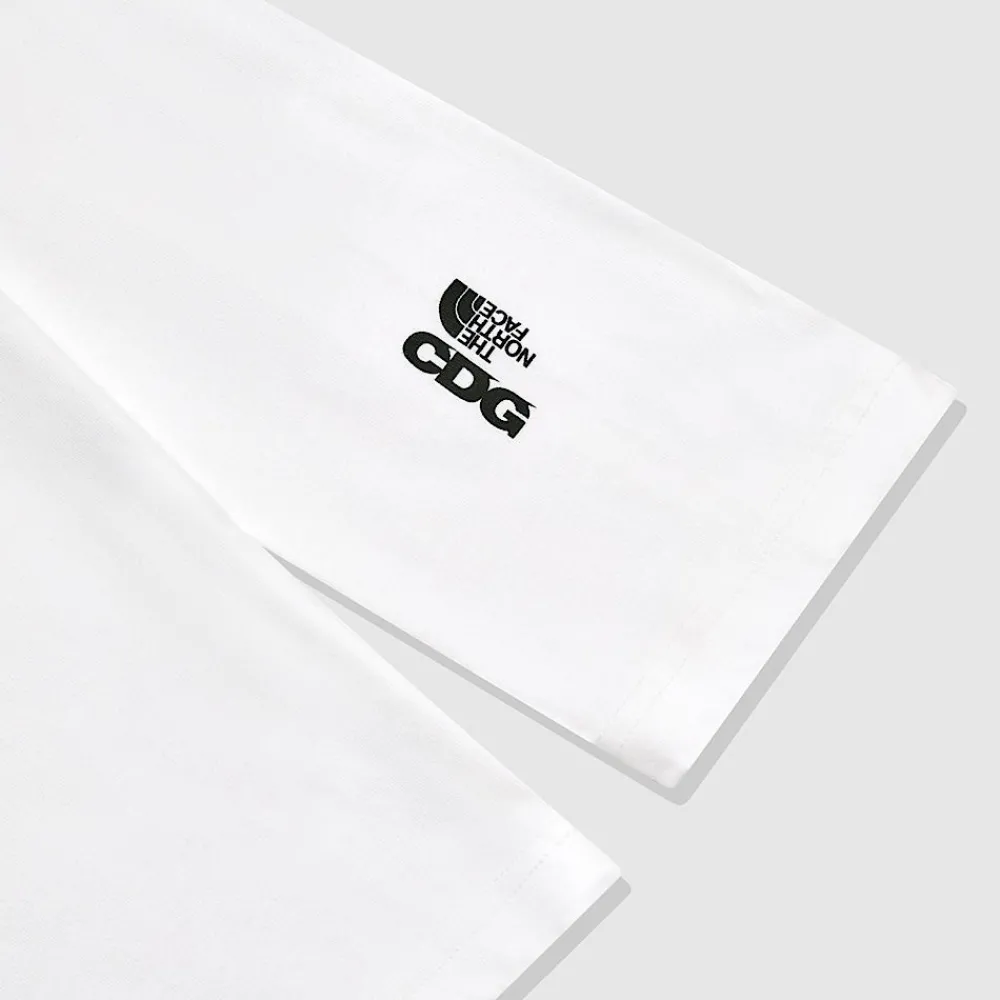 Outlet The North Face T-shirt à Manches Longues Icon X CDG TNF White