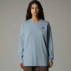 Cheap The North Face T-shirt à Manches Longues Natural Dye Pour Femme Smoked Pearl Natural Dye