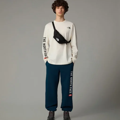 Discount The North Face T-shirt à Manches Longues Varsity Graphic Pour Homme White Dune