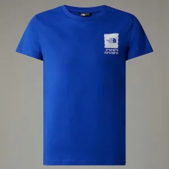Best Sale The North Face T-shirt Coordinates Graphic Pour Garçon TNF Blue