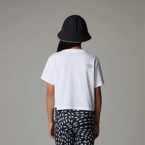 Best Sale The North Face T-shirt Court Easy Pour Fille TNF White